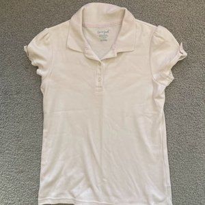 Cat & Jack NEW girls white polo 10/12
